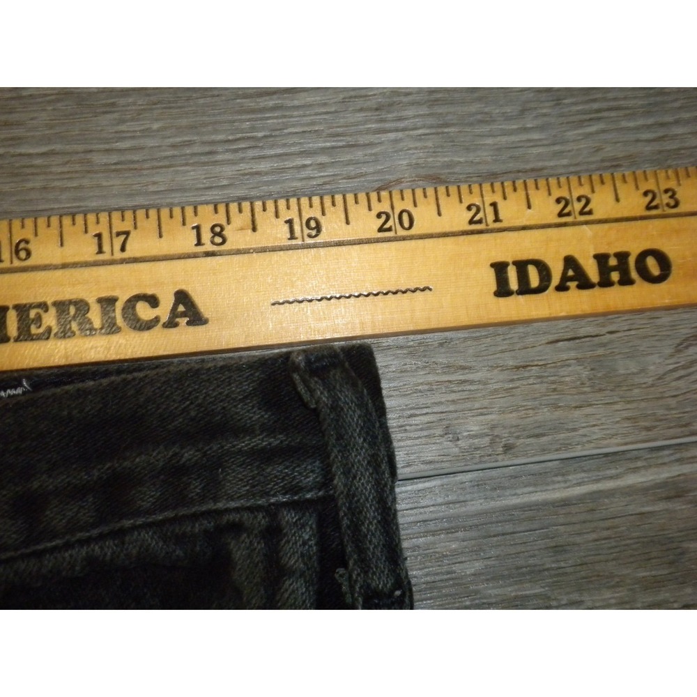 Wrangler Jeans Mens 40x34 Black Denim Cowboy Cut Relaxed Straight Vintage USA - Picture 6 of 8